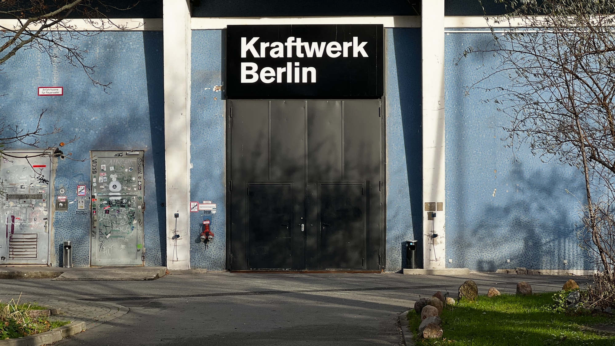 A photo taken at the Kraftwerk in Berlin.